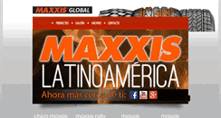 Desktop Screenshot of maxxisglobal.com