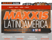 Tablet Screenshot of maxxisglobal.com